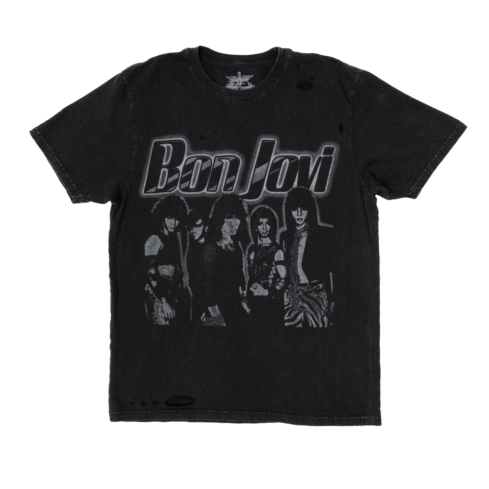 Bon Jovi Distressed T-Shirt - Bon Jovi Store UK