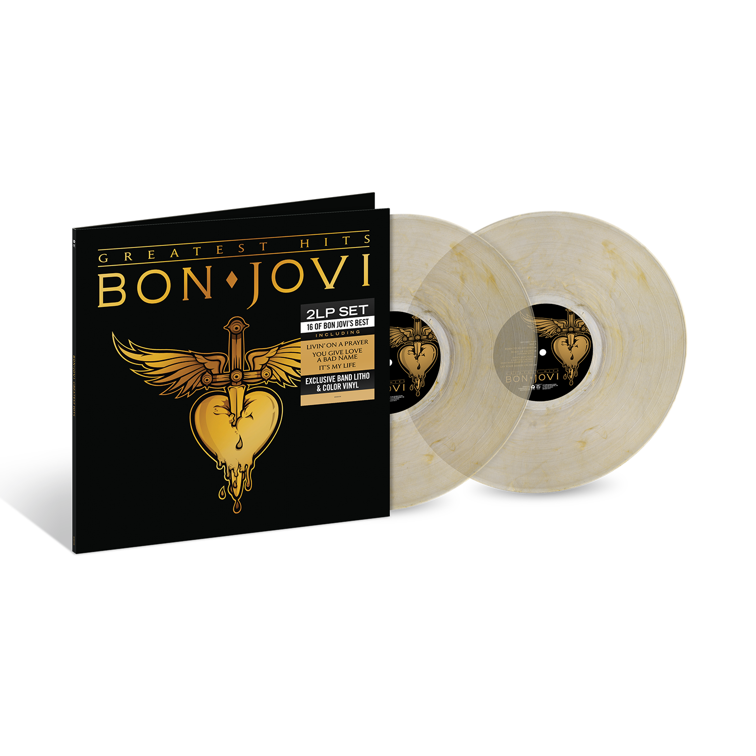 Greatest Hits: Limited Smoke Colour Vinyl 2LP - Bon Jovi Store UK