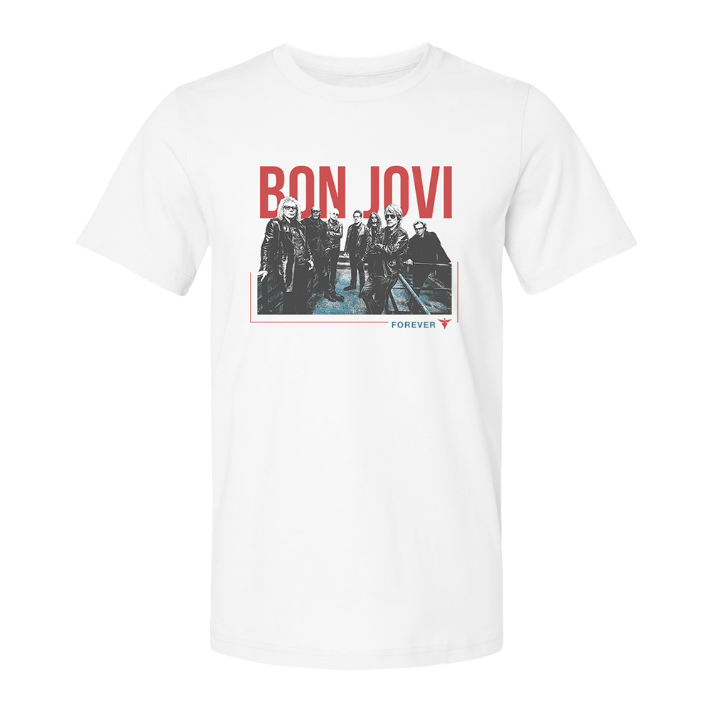 Bon Jovi - Forever Band Cut Out T-Shirt