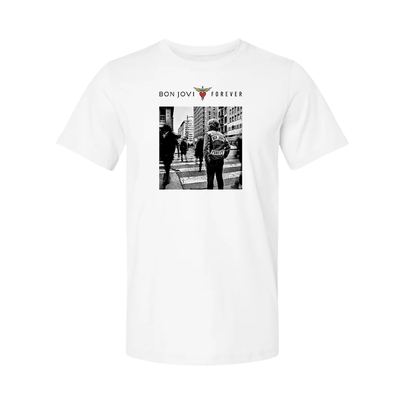 Bon Jovi - Album Cover Tee in White