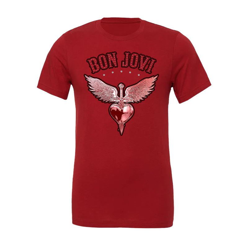 Bon Jovi - Forever Red H&D T-Shirt