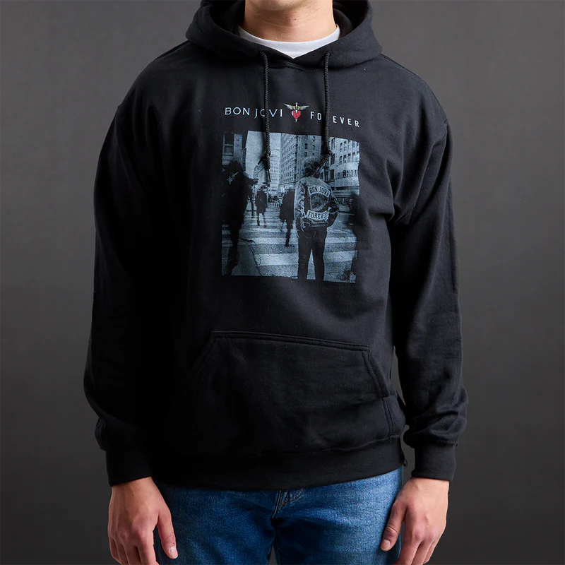 Bon Jovi - Bon Jovi Forever Hoodie in Black