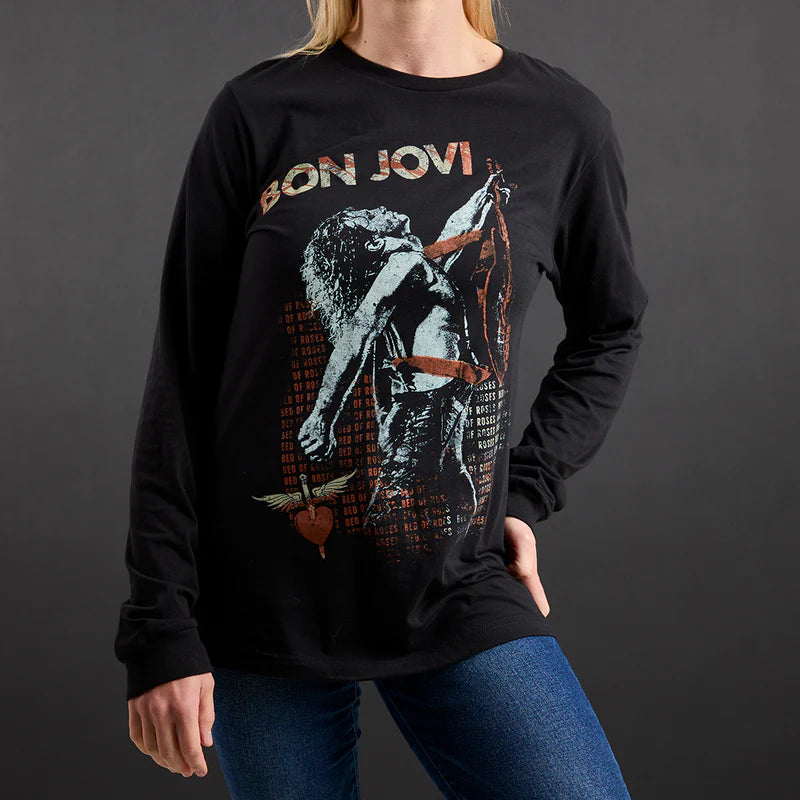 Bon Jovi - Bed of Roses Long Sleeve Shirt