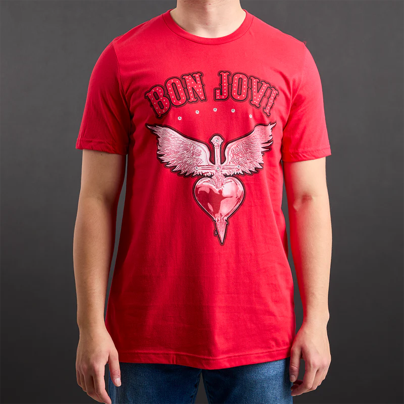 Bon Jovi - Forever Red H&D T-Shirt