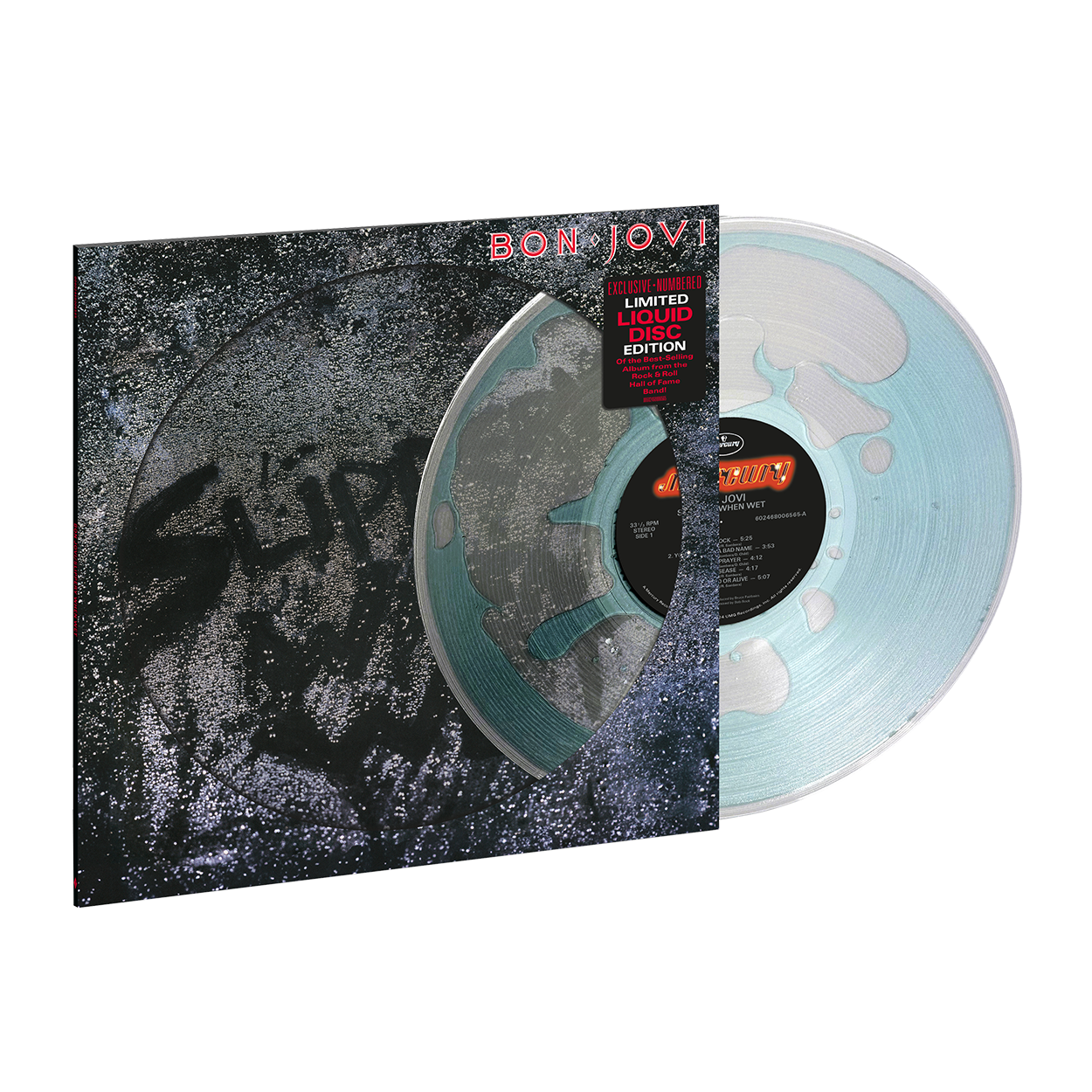 Bon Jovi - Slippery When Wet: Exclusive Water Filled Vinyl LP