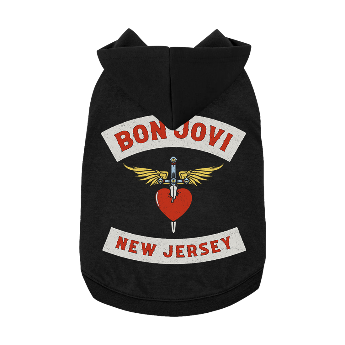 Bon Jovi - New Jersey Dog Hoodie