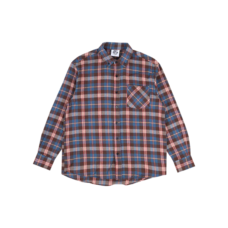Bon Jovi - New Jersey Blue Pattern Flannel