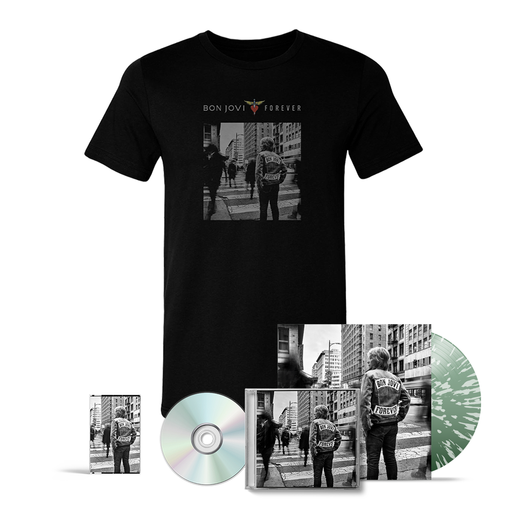 Forever Cd + Cassette + 1LP Ocean Waves Vinyl (Limited Edition) + Album T-Shirt In Black