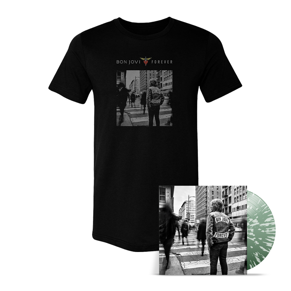 1LP Ocean Waves Vinyl (Limited Edition) + Album T-Shirt In Black