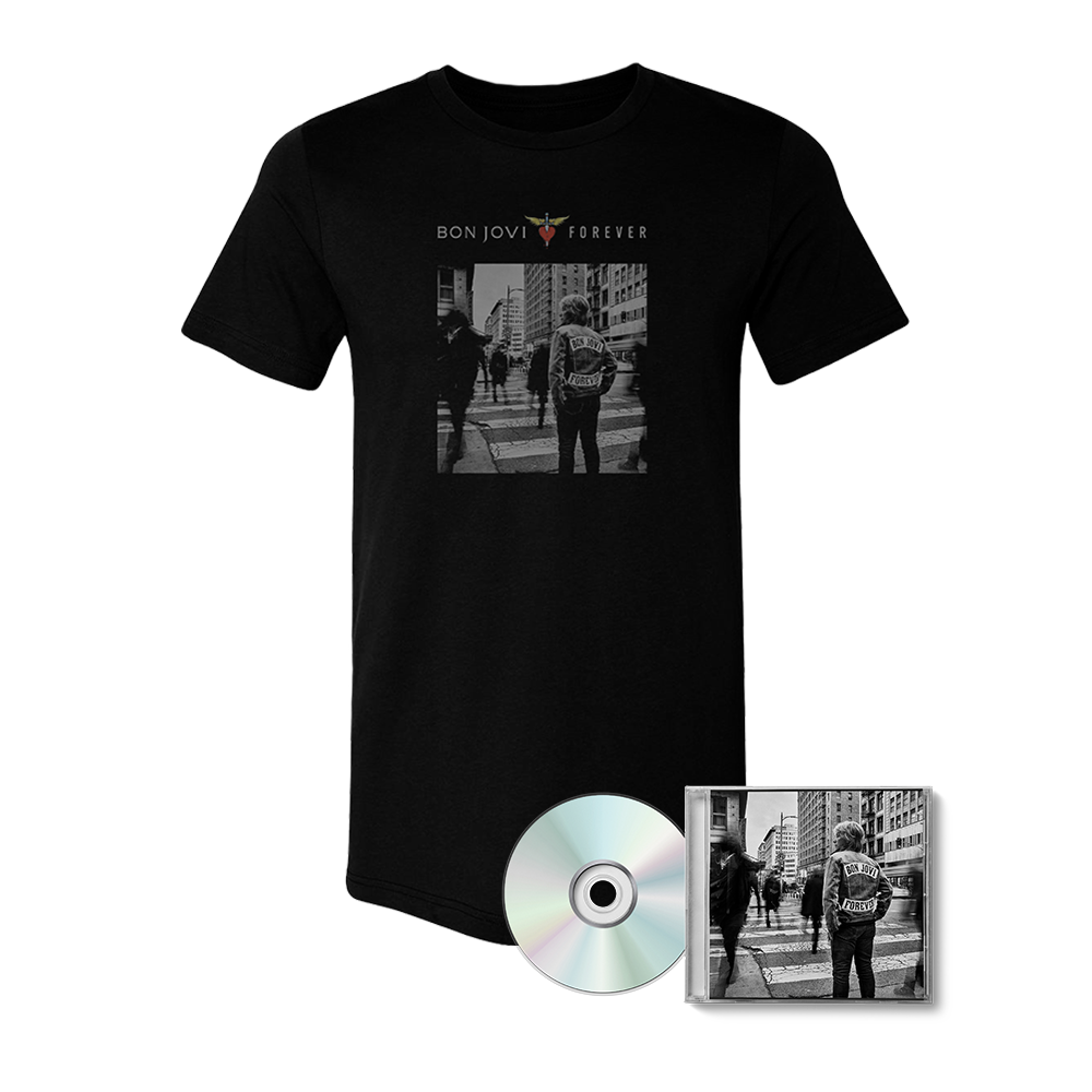 Forever Cd + Album T-Shirt In Black