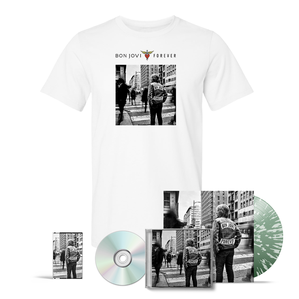 Forever Cd + Cassette + 1LP Ocean Waves Vinyl (Limited Edition) + Album T-Shirt In White