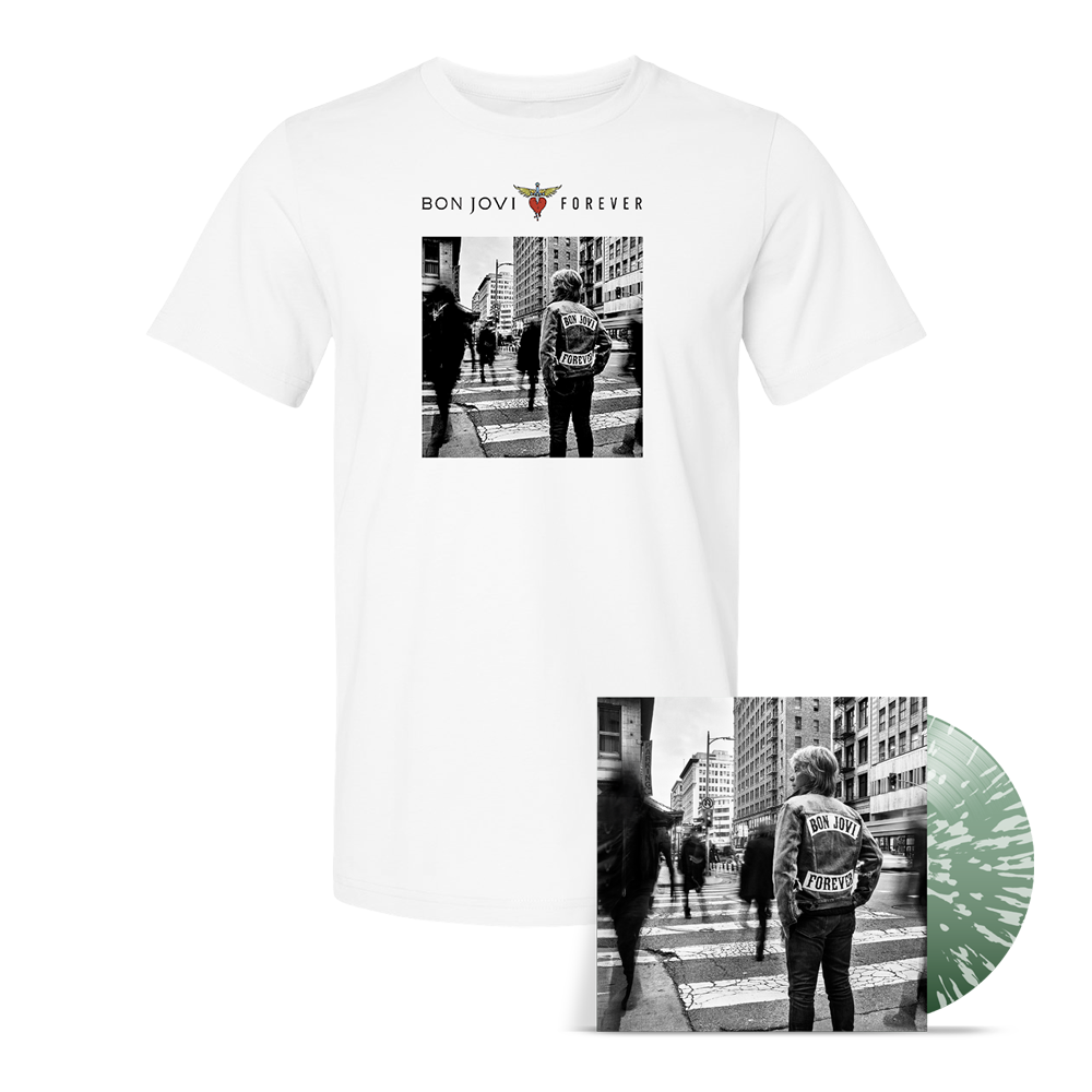 1LP Ocean Waves Vinyl (Limited Edition) + Album T-Shirt In White