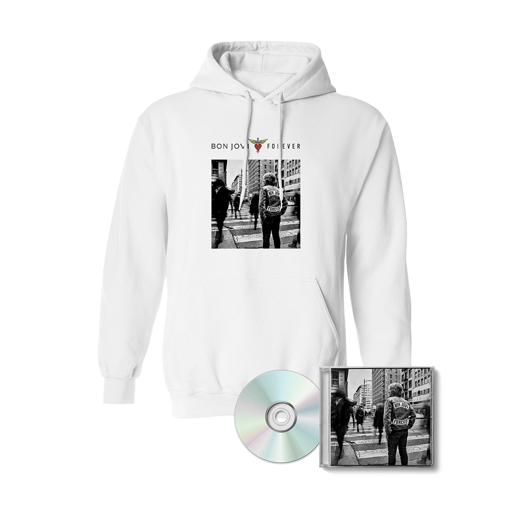 Forever Cd + Album Hoodie In White