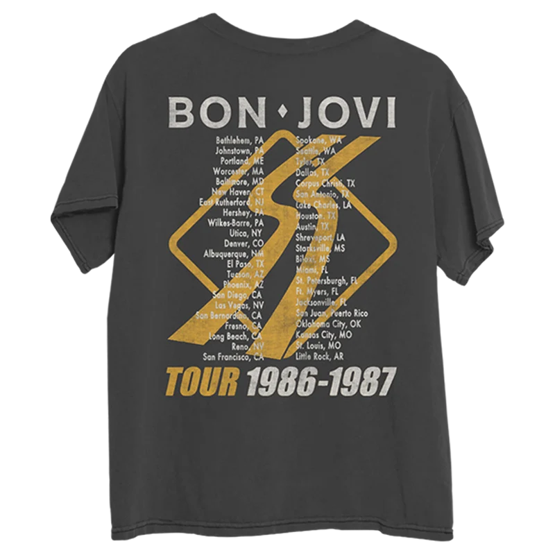 Bon Jovi - Slippery When Wet Tour ’86-’87 Pepper T-Shirt