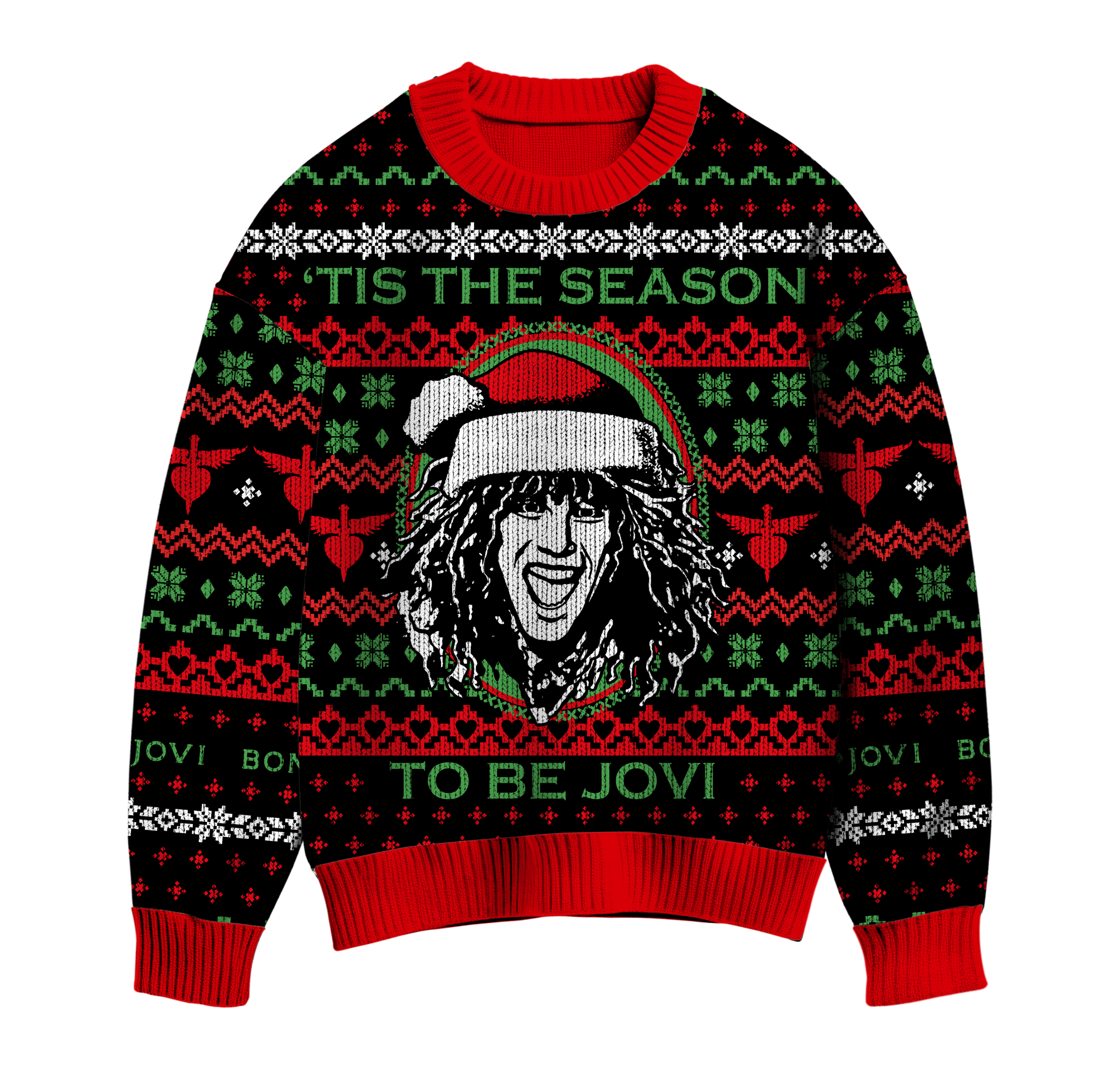 Bon Jovi - 'Tis The Season To Be Jovi Holiday Sweater