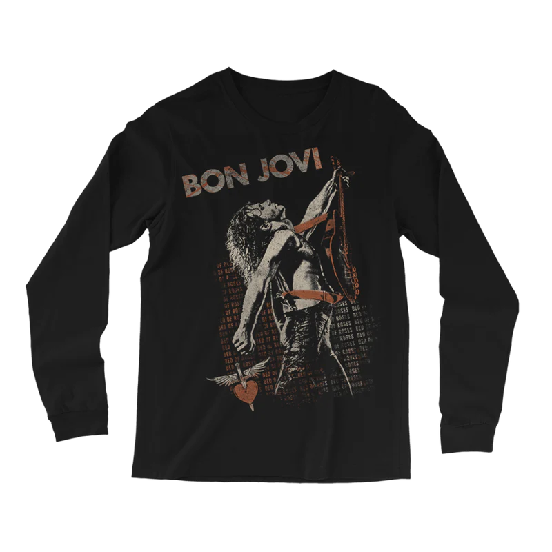 Bon Jovi - Bed of Roses Long Sleeve Shirt