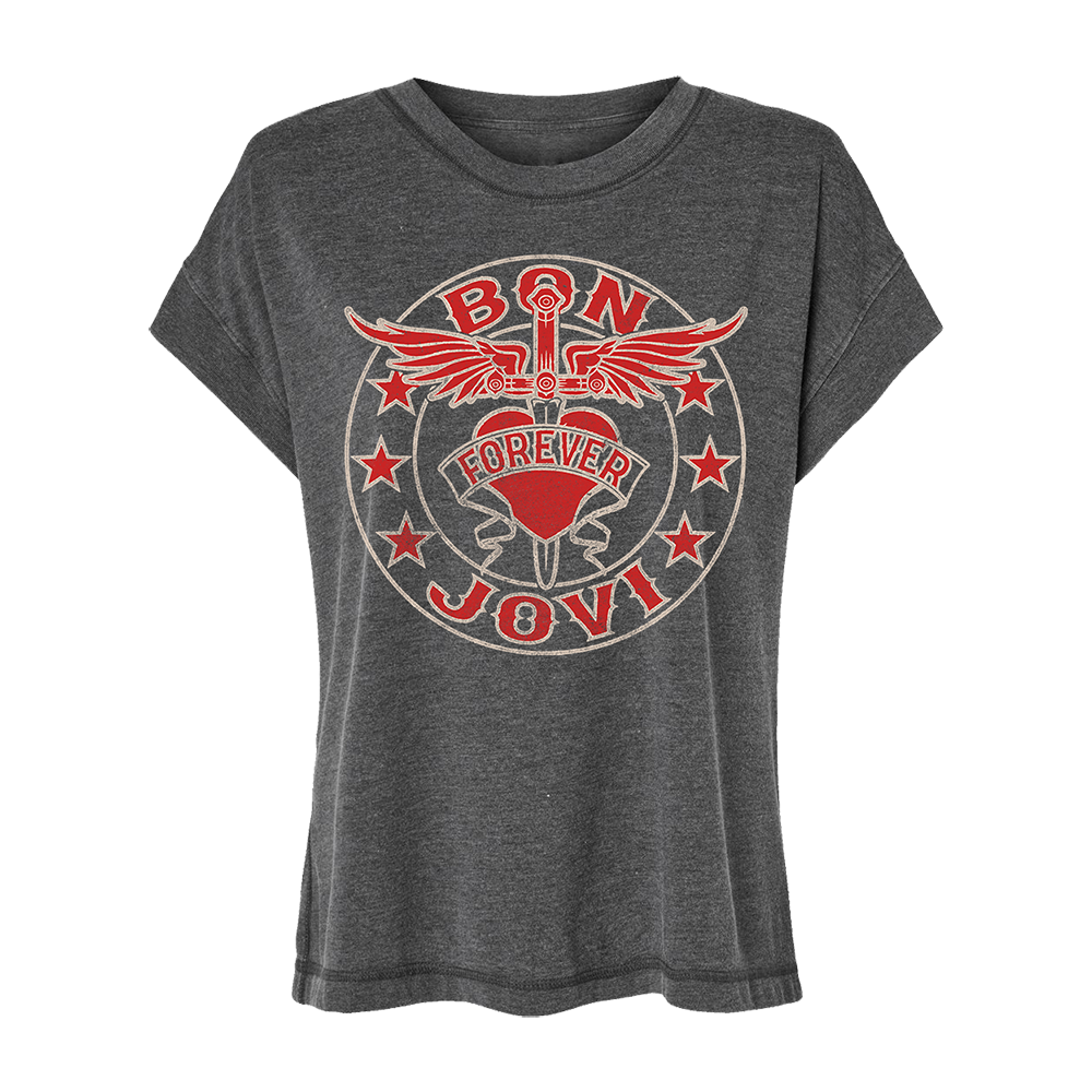 Bon Jovi - Bon Jovi Forever Tour 2026 Washed Women’s T-Shirt