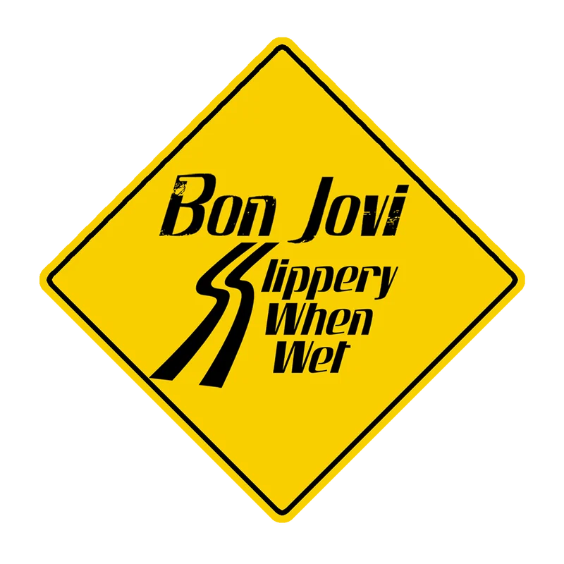 Bon Jovi - Slippery When Wet Car Magnet