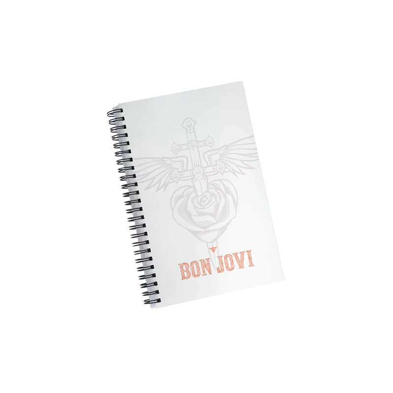 Bon Jovi - Rose and Dagger Notebook