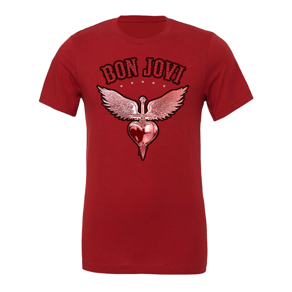 Bon Jovi - Forever Red H&D T-Shirt