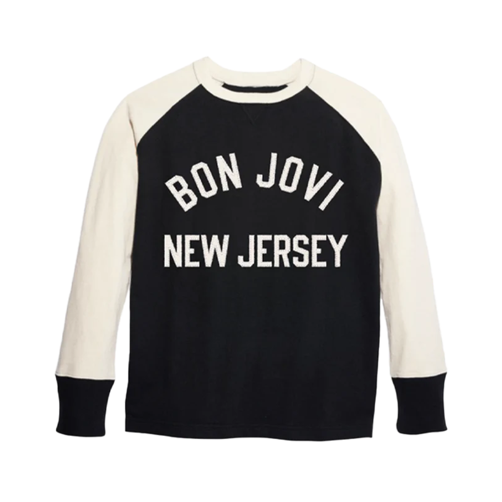 Bon Jovi - Living On A Prayer Raglan Crewneck